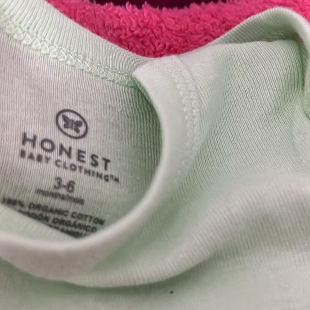 New four Honest Baby onesies New never worn, hand pressed hand created - Picture 14 of 16